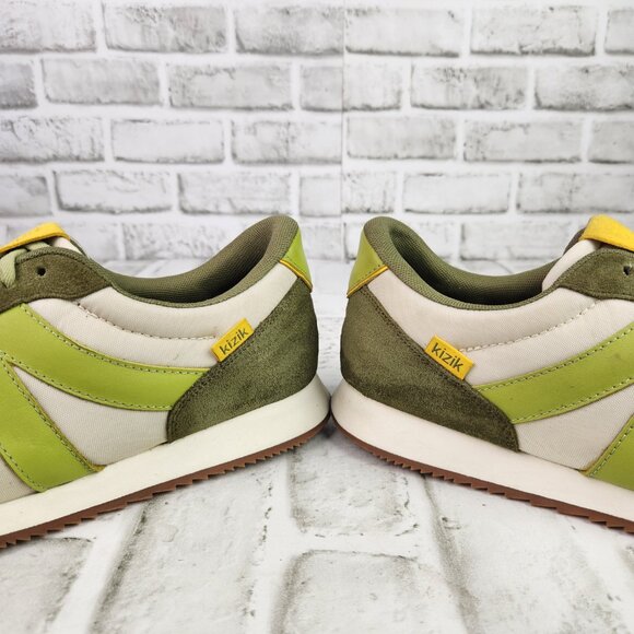 Kizik Milan Women's Sz 10 Green Sweet Pea Drop Heel Hands Free Slip On Sneakers - Picture 4 of 10